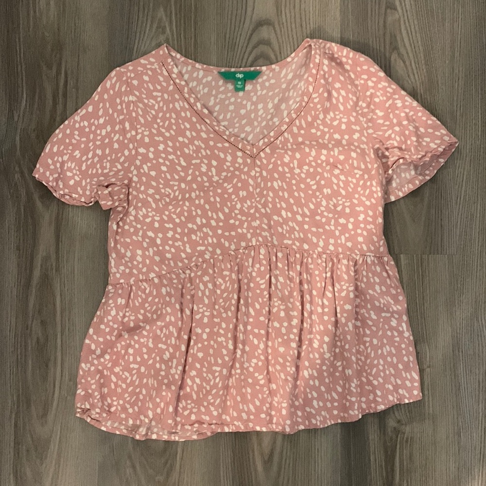 dressy top, blush pink, extra small